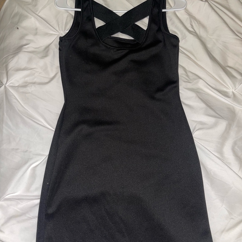 Strappy little black dress